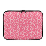 Pink Ribbon Breast Cancer Pattern Print Laptop Sleeve