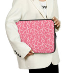 Pink Ribbon Breast Cancer Pattern Print Laptop Sleeve