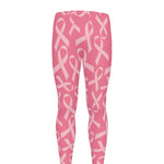 Pink Ribbon Breast Cancer Pattern Print Men's leggings
