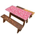 Pink Ribbon Breast Cancer Pattern Print Picnic Table Cover