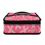 Pink Ribbon Breast Cancer Pattern Print Small Lunch Bag