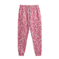 Pink Ribbon Breast Cancer Pattern Print Sweatpants
