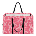 Pink Ribbon Breast Cancer Pattern Print Utility Tote Bag
