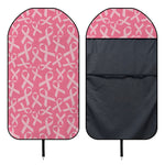Pink Ribbon Breast Cancer Pattern Print Waterproof Car Seat Cover