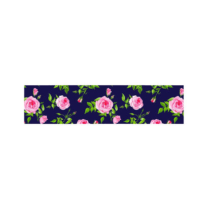Pink Rose Floral Flower Pattern Print Bed Runner