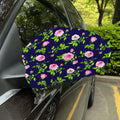 Pink Rose Floral Flower Pattern Print Car Side Mirror Covers