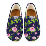 Pink Rose Floral Flower Pattern Print Casual Shoes