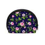 Pink Rose Floral Flower Pattern Print Coin Purse
