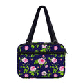 Pink Rose Floral Flower Pattern Print Double Strap Bible Bag