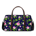 Pink Rose Floral Flower Pattern Print Duffel Bag