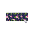 Pink Rose Floral Flower Pattern Print Extended Mouse Pad