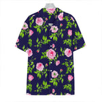 Pink Rose Floral Flower Pattern Print Hawaiian Shirt