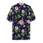 Pink Rose Floral Flower Pattern Print Hawaiian Shirt