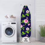 Pink Rose Floral Flower Pattern Print Ironing Board Cover