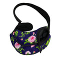 Pink Rose Floral Flower Pattern Print Pet Sling Carrier