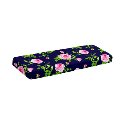 Pink Rose Floral Flower Pattern Print Piano Keyboard Cover