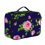 Pink Rose Floral Flower Pattern Print Portable Lunch Bag