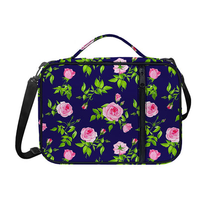 Pink Rose Floral Flower Pattern Print Shoulder Strap Bible Bag