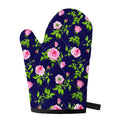 Pink Rose Floral Flower Pattern Print Single Oven Mitt