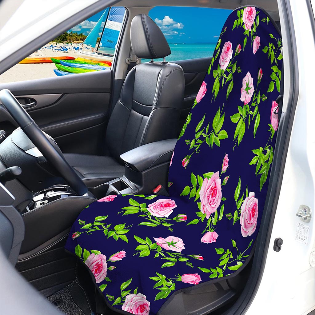 Pink Rose Floral Flower Pattern Print Waterproof Car Seat Cover