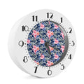 Pink Rose Flower Camouflage Print Alarm Clock