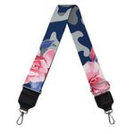 Pink Rose Flower Camouflage Print Bag Strap