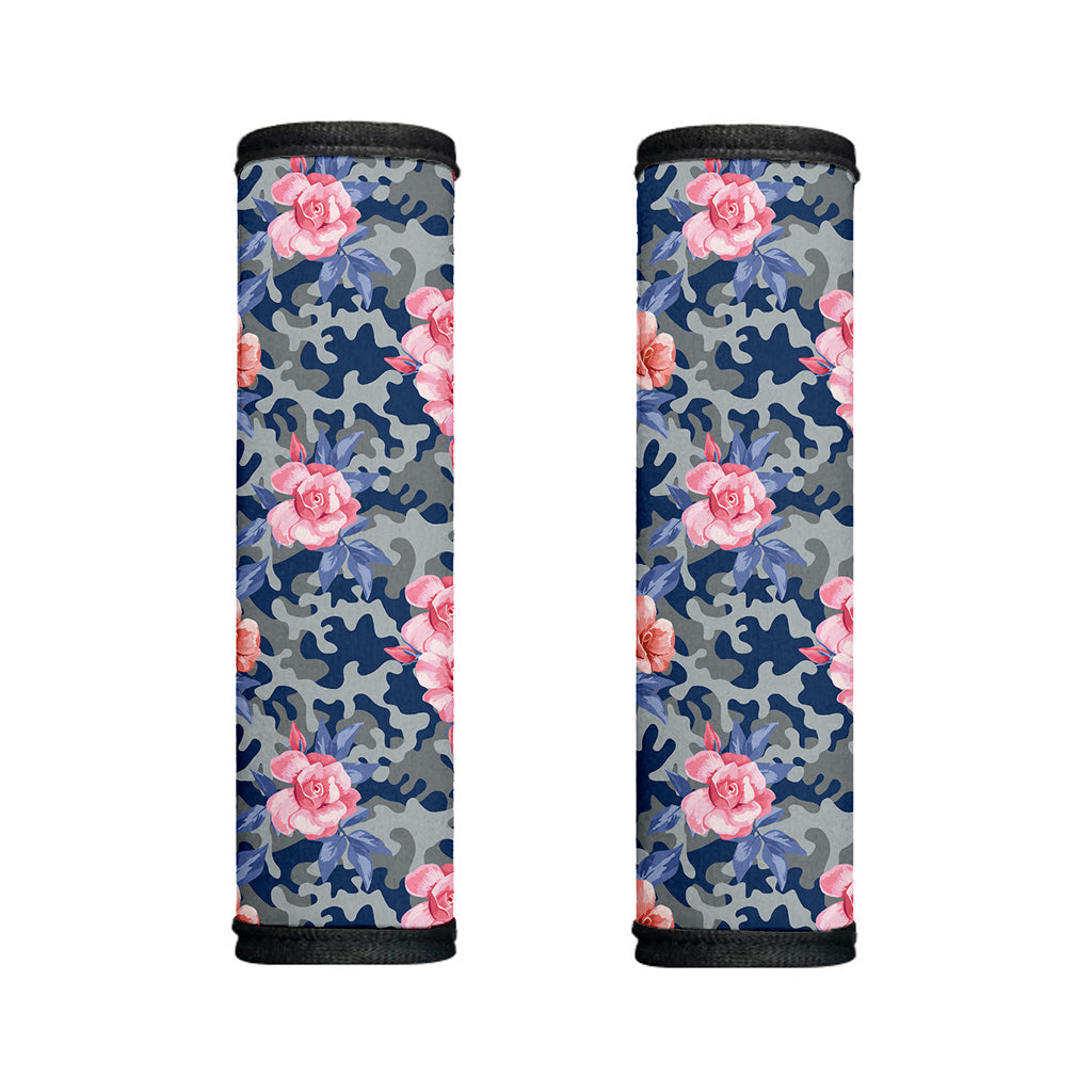 Pink Rose Flower Camouflage Print Handle Covers