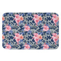 Pink Rose Flower Camouflage Print Indoor Door Mat