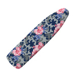 Pink Rose Flower Camouflage Print Ironing Board Cover