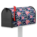 Pink Rose Flower Camouflage Print Mailbox Cover