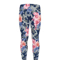 Pink Rose Flower Camouflage Print Men's Leggings