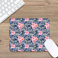Pink Rose Flower Camouflage Print Mouse Pad