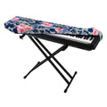 Pink Rose Flower Camouflage Print Piano Keyboard Cover