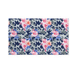 Pink Rose Flower Camouflage Print Polyester Flag