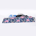 Pink Rose Flower Camouflage Print Sports Towel