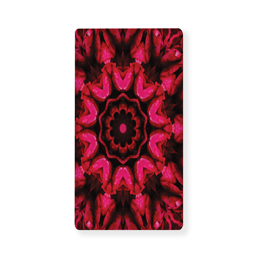 Pink Rose Kaleidoscope Print Baby Crib Sheet