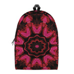Pink Rose Kaleidoscope Print Backpack