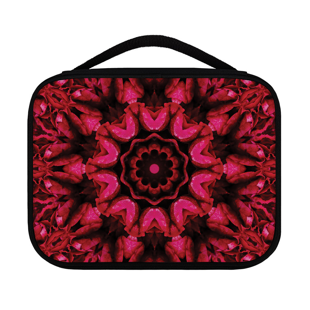Pink Rose Kaleidoscope Print Classic Bible Case