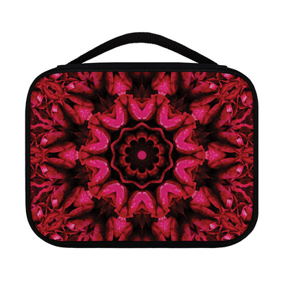 Pink Rose Kaleidoscope Print Classic Bible Case