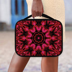Pink Rose Kaleidoscope Print Classic Bible Case