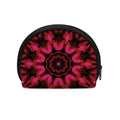 Pink Rose Kaleidoscope Print Coin Purse