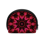 Pink Rose Kaleidoscope Print Coin Purse