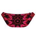 Pink Rose Kaleidoscope Print Fanny Pack