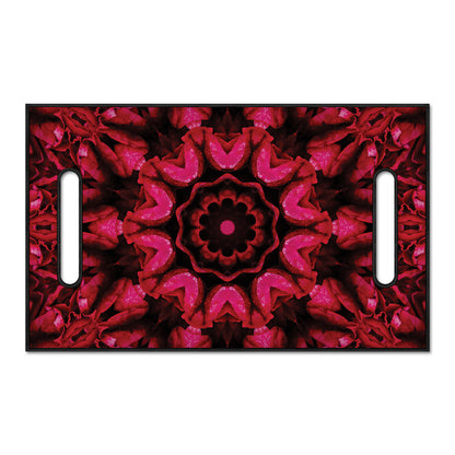 Pink Rose Kaleidoscope Print Golf Cart Seat Cover