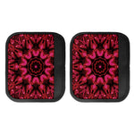 Pink Rose Kaleidoscope Print Handle Covers
