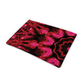 Pink Rose Kaleidoscope Print Pet Cooling Mat Cover