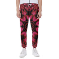 Pink Rose Kaleidoscope Print Joggers