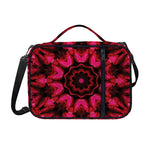 Pink Rose Kaleidoscope Print Shoulder Strap Bible Bag