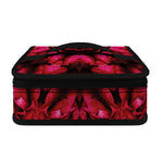 Pink Rose Kaleidoscope Print Small Lunch Bag