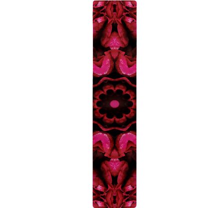 Pink Rose Kaleidoscope Print Table Runner
